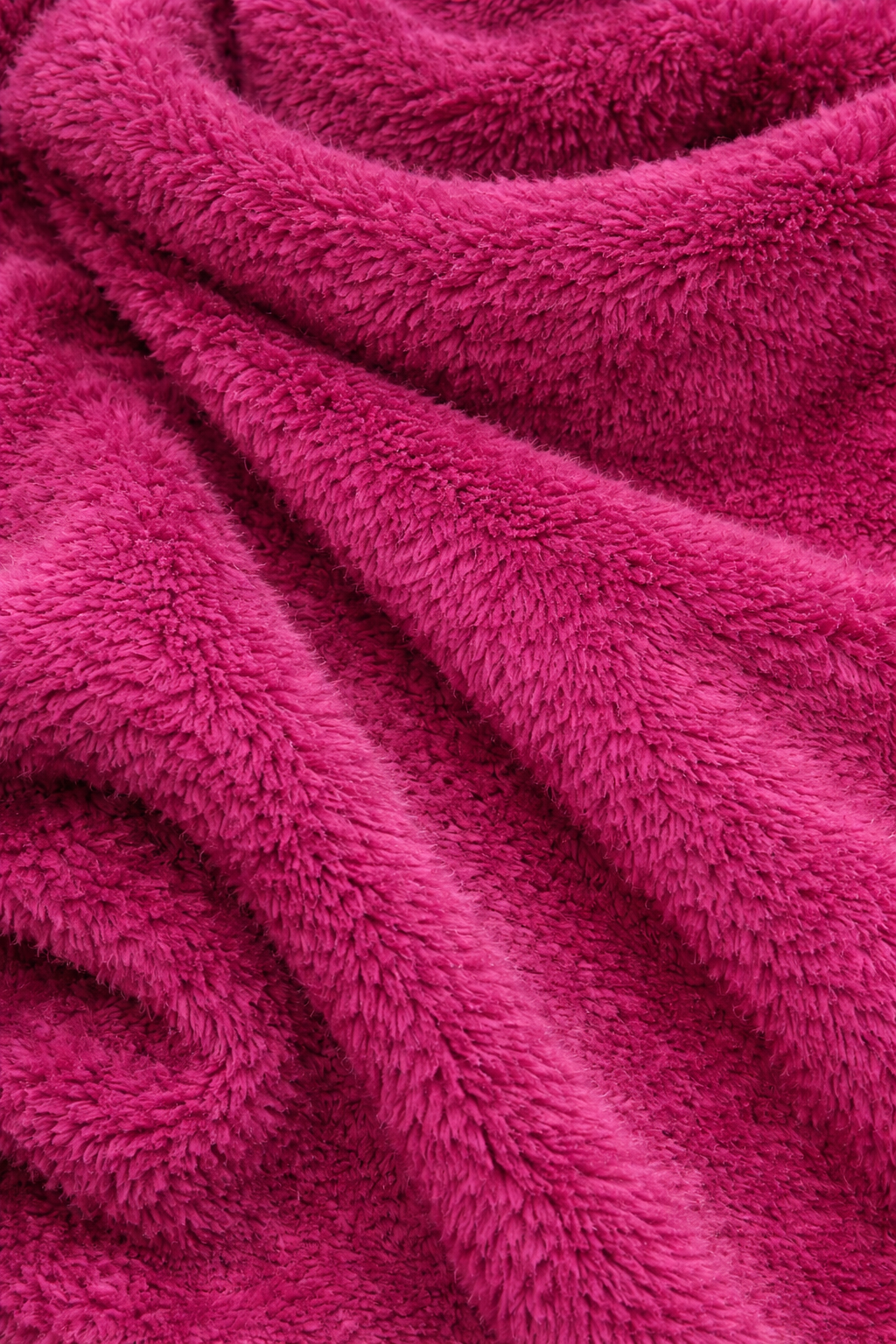 Magenta Purple Fleece Pullover Hoodie