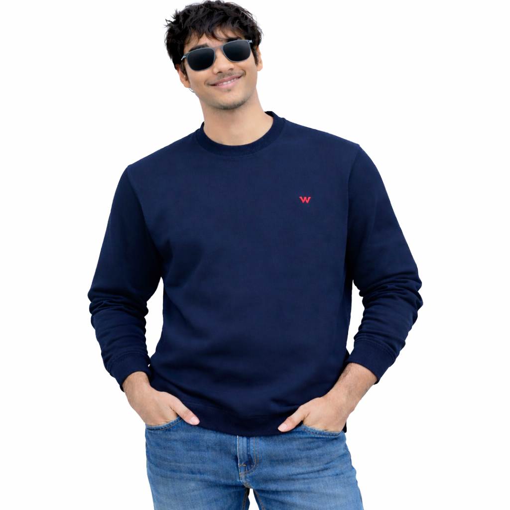Navy Fleece Sweatshirt