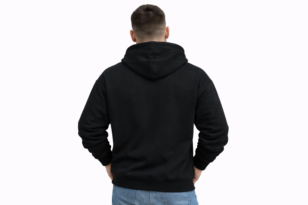 Black Fleece Pullover Hoodie