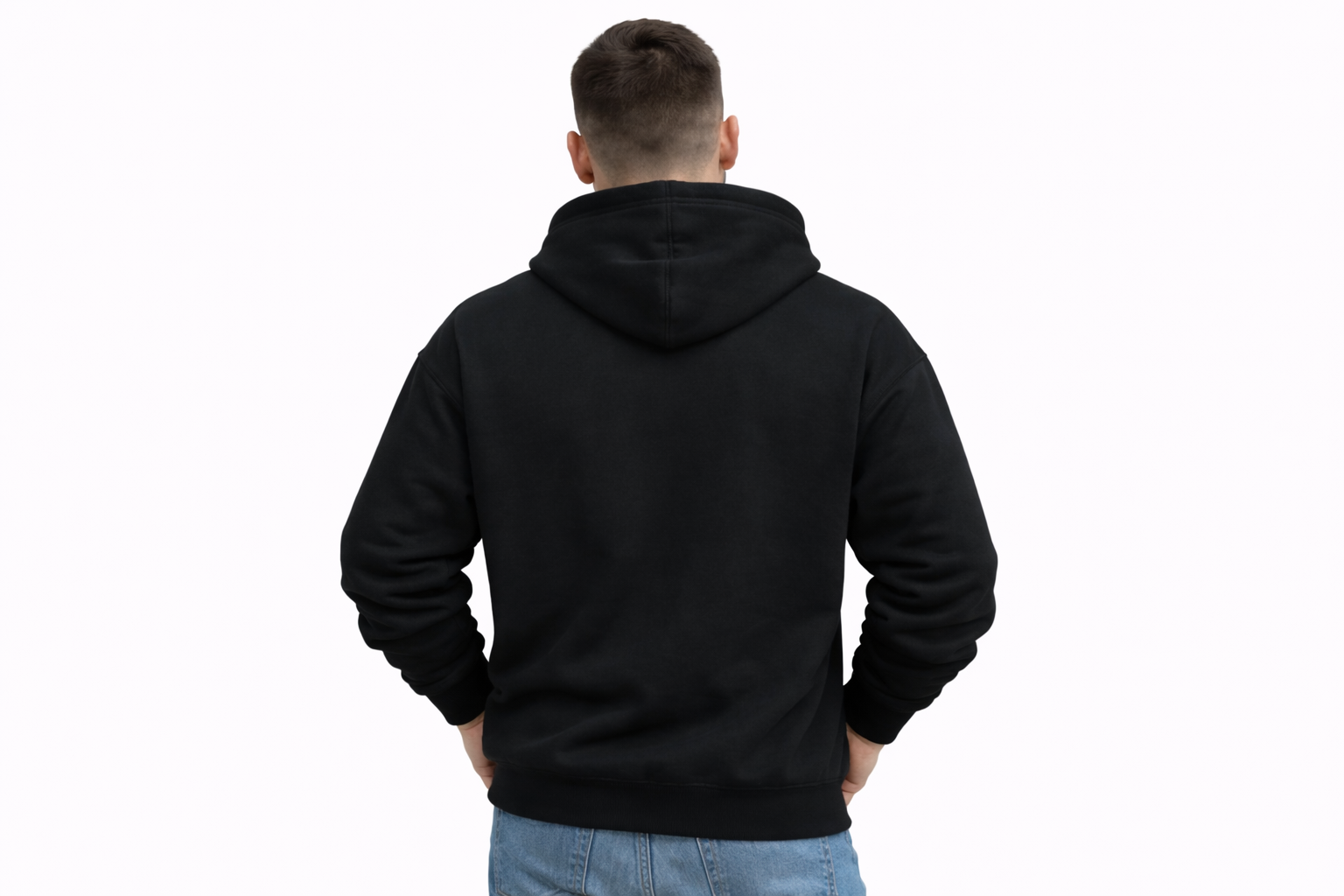Black Fleece Pullover Hoodie
