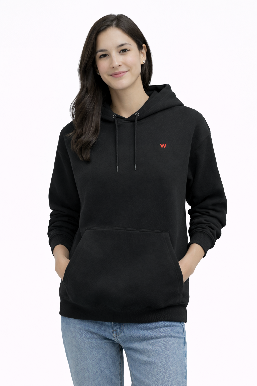Black Fleece Pullover Hoodie