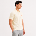 Beige Polo Neck T-Shirt