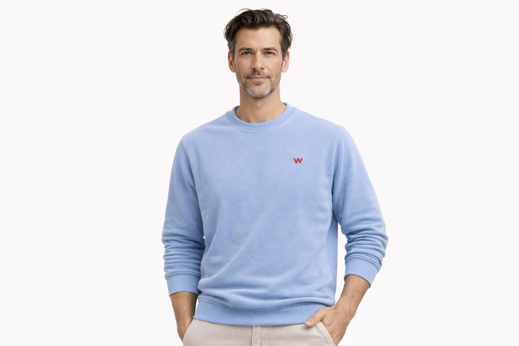 Dolphine Blue Fleece Sweatshirt